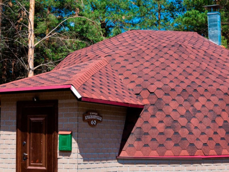 Гибкая черепица Shinglas Финская соната, красный, 3 м2/упак