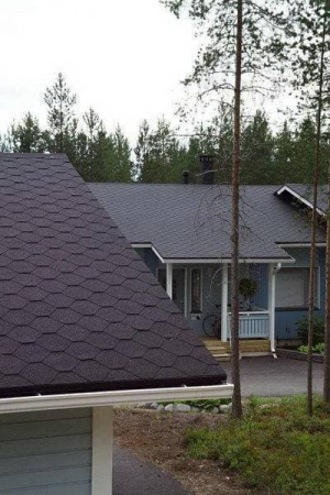 Гибкая черепица Icopal (Икопал) Natur, цвет Угольно-серый