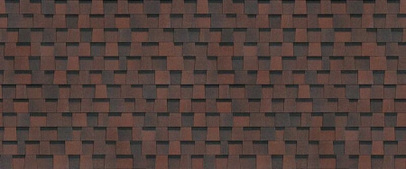 Ламинированная битумная черепица Docke Dragon STANDARD, Тёмно-коричневый, 2,38 м2/уп