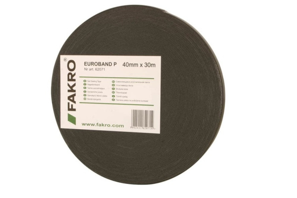 Лента EUROBAND P односторонняя клейкая, 40мм*30м