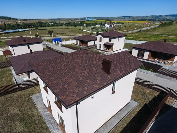 Гибкая черепица Docke Standard Тетрис, Коричневый, 3 м2/уп