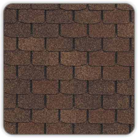 Гибкая черепица Docke Premium Цюрих, Арахис, 3,1 м2/уп