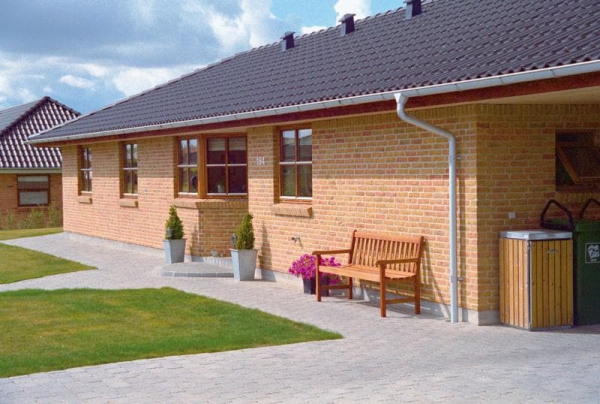 Воронка желоба D150 Icopal / Икопал, цвет Ral 9002 (белый)