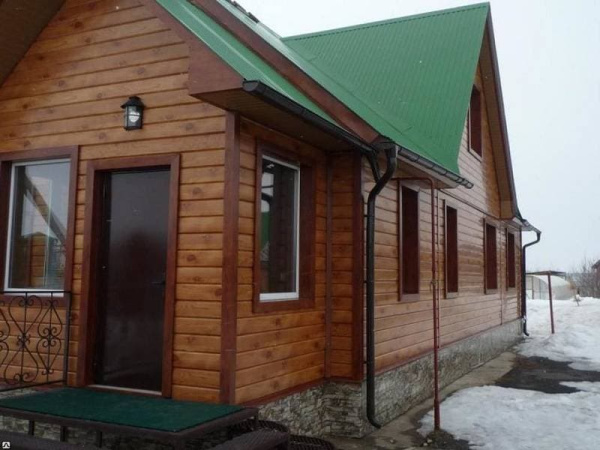 Металлический сайдинг Гранд Лайн / Grand Line профиль ЭкоБрус, Quarzit 0.5, цвет Cuprum Steel (медь)