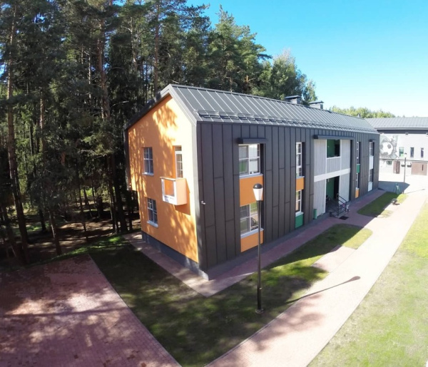 Фальц двойной стоячий Гранд Лайн / Grand Line, PE 0.45, цвет RAL 9006 (светлый алюминий)