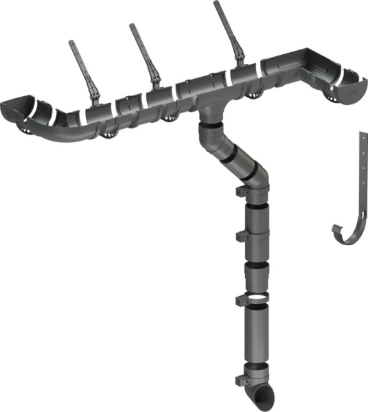 Муфта соединительная Docke Standard, RAL 7024 серый