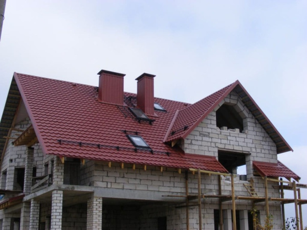 Металлочерепица BudMat (БудМат), коллекция Венеция, X-Matt 0.5, цвет 757 (вишневый)