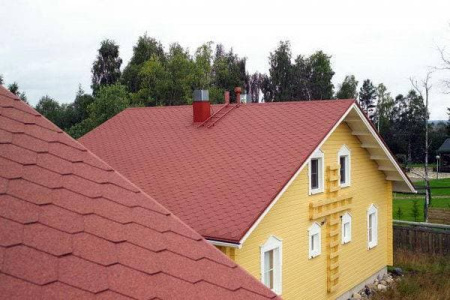 Гибкая черепица Icopal (Икопал) Natur, цвет Кирпично-красный
