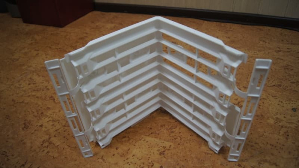 Крепежная основа отделочных элементов Альта-Декор, 1036х243х20 мм