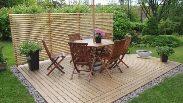 Terrace Oil 2 в 1 натуральный защитное масло-воск для террас и садовой мебели, 9 л