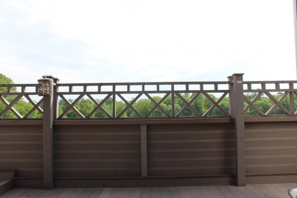 Секция ограждения Марсело GRINDERDECO, 2120х1075 мм, мербау