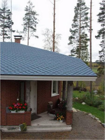 Гибкая черепица Icopal (Икопал) Claro, цвет Кирпично-красный