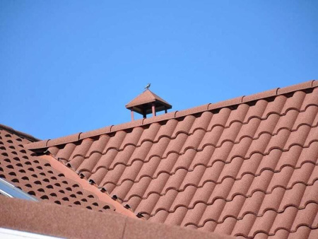 Композитная черепица Grand Line Palermo, какао, 375х1080 мм