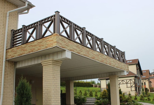 Секция ограждения Вилидж GRINDERDECO, 2120х1075 мм, песчаник