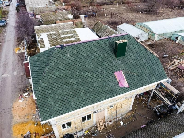 Гибкая черепица Docke Standard Сота, Коричневый, 3 м2/уп