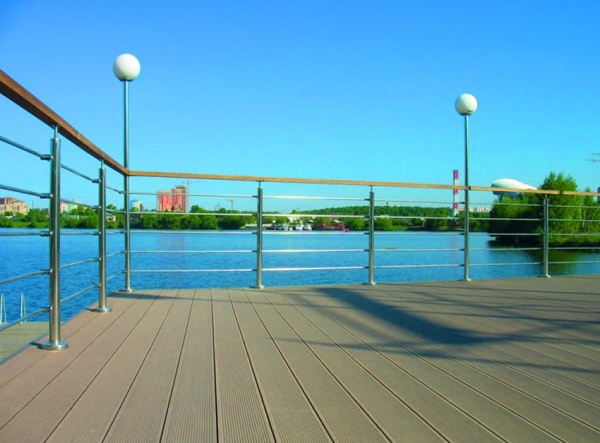 Террасная доска Смарт Terrapol / Террапол ДПК полнотелая без паза, 4000х130х24 мм, цвет анис