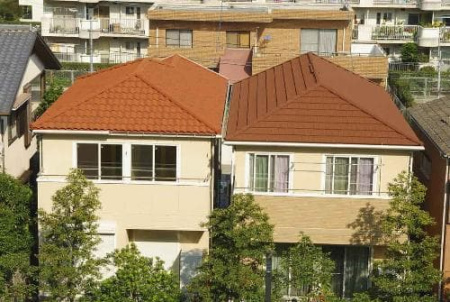 Композитная черепица Gerard Shake, 1250x371мм, rosso