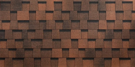 Ламинированная битумная черепица Docke Dragon LUX, Кофе, 2,38 м2/уп