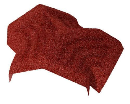 Y-образный треугольный конек Gerard, пластик, spanish red (231)