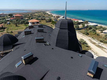 Гибкая черепица Docke Standard Крона, Серый, 3,1 м2/уп