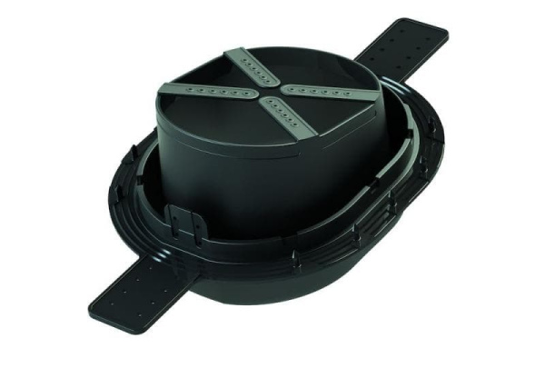 Проходной элемент UNITILE 2К Comfort Vilpe (Вилпе) для цементно-песчаной и керамической черепицы, красный