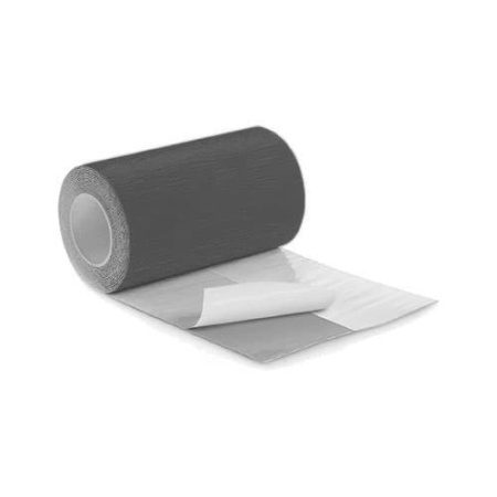 Гидроизоляционная лента Бутилен Алу Вейв 0,45 Tegola самоклеющаяся, 5х0,45 м, антрацит