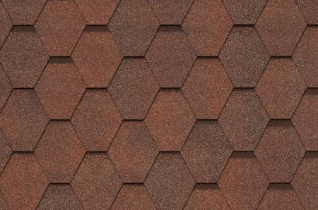 Гибкая черепица Tegola Business Veneto, nocciola 418