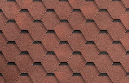 Гибкая черепица Shinglas Комфорт Сальса, личи new, 3 м2/упак