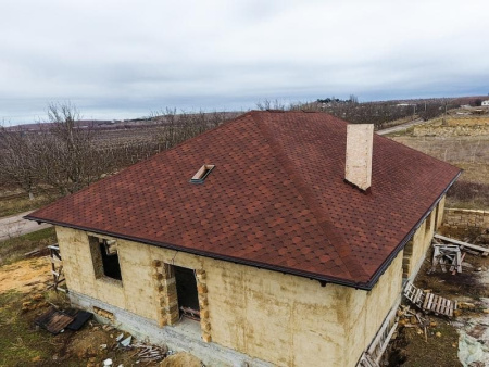 Коньково-карнизная черепица Docke Premium, Амаретто