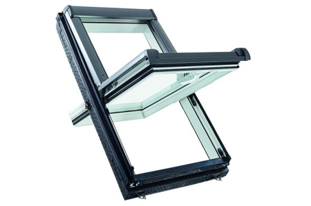 Мансардное окно Roto ПВХ R49 K200, с термоблоком, 54x118
