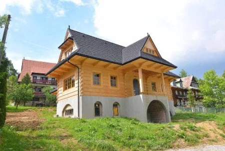 Композитная черепица Gerard Shake, 1250x371мм, dark silver