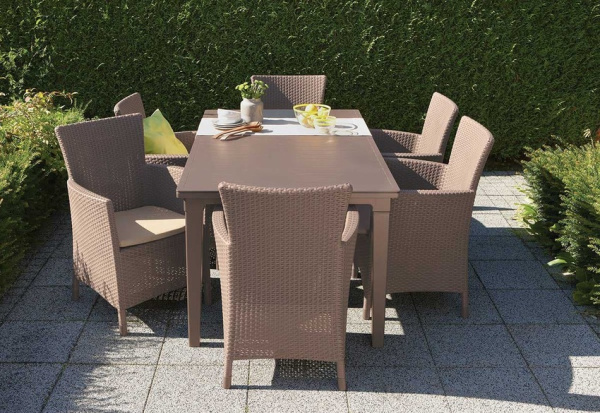 Кресло Iowa Allibert (Аллиберт), цвет графит