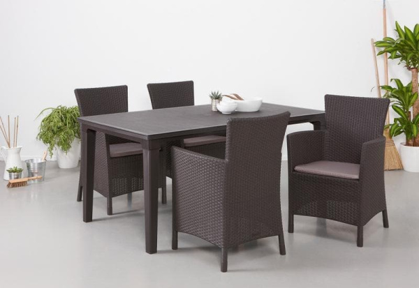 Кресло Iowa Allibert (Аллиберт), цвет белый