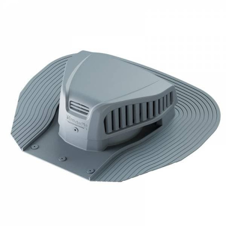 Кровельный аэратор точечный Döcke PIE ROOT, RR 23 (серый), 394х435 мм