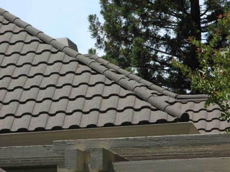 Композитная черепица Grand Line Roman, мятный мокко, 415х1350 мм