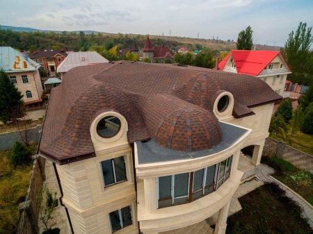 Гибкая черепица Shinglas Джаз, севилья, 2 м2/упак