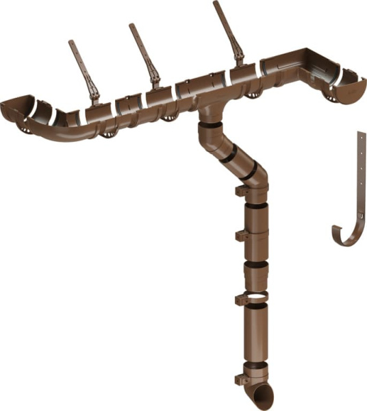 Заглушка Docke Standard, RAL 8019 темно-коричневый