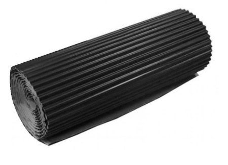 Ондуфлеш-супер волна, 2500х300 мм, черный