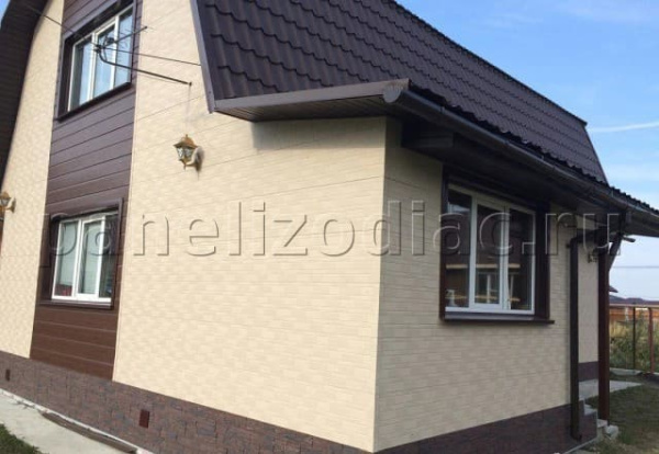 Фасадная панель Zodiac / Зодиак, Декоративный кирпич, 3800х380 мм, цвет AC1-002