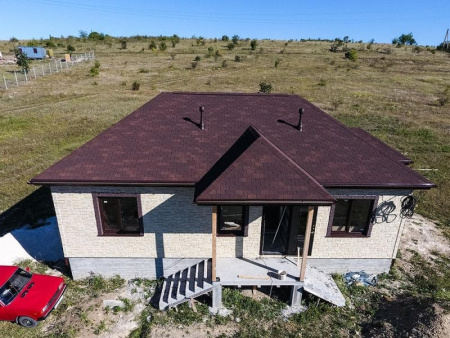 Гибкая черепица Docke Standard Крона, Серый, 3,1 м2/уп