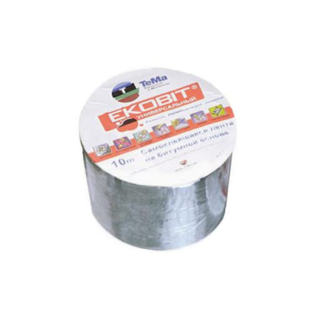 Гидроизоляционная лента Экобит Цветной 30 Tegola самоклеющаяся, 10х0,3 м, алюминий-терракота