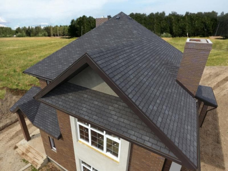 Коньково-карнизная черепица Docke Premium, Зрелый каштан