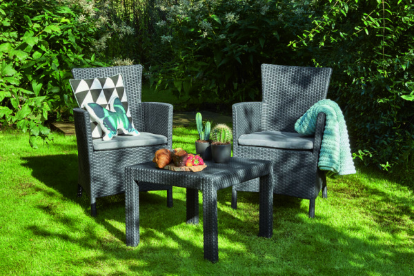 Садовая мебель Rosario balcony set Allibert (Аллиберт), цвет коричневый