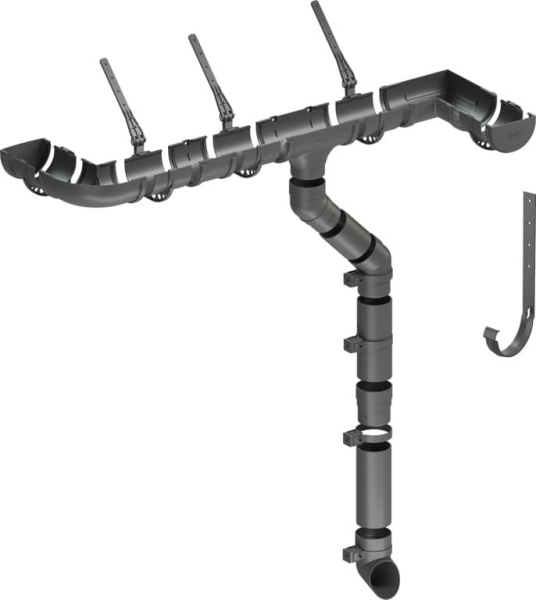 Заглушка Docke Standard, RAL 7024 серый