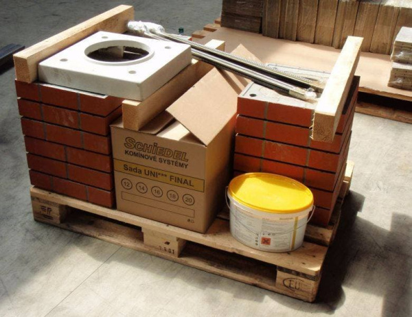 Верхний комплект FINAL D20 Schiedel Шидель, доборка одноходовой