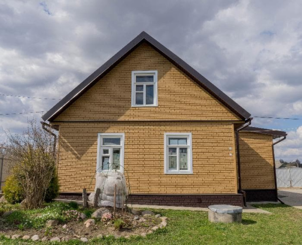 J-профиль 3,05мм Ю-Пласт Стоун Хаус S-Lock Клинкер / Ю-Пласт Stone-House S-Lock Клинкер, цвет горчичный