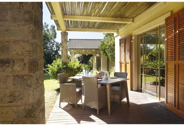 Стол уличный Lima 160 (Аллиберт), цвет капучино