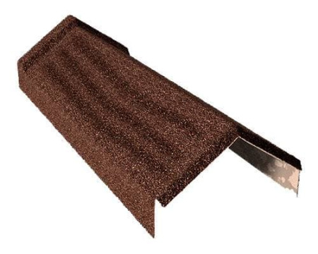 Конек Gerard треугольный, 405х165х90 мм, chestnut (121)