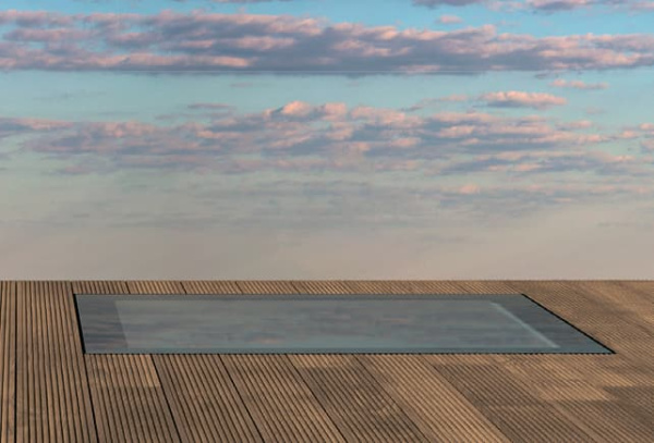 Окно для плоской крыши Fakro / Факро DXW DW6, выдерживает нагрузку, размер 60х90