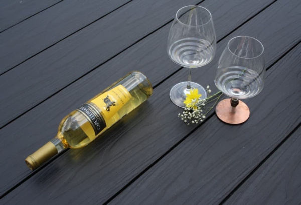 Террасная доска Практик моноколор Terrapol / Террапол ДПК пустотелая с пазом, 3000х147х23 мм, цвет гиацинт